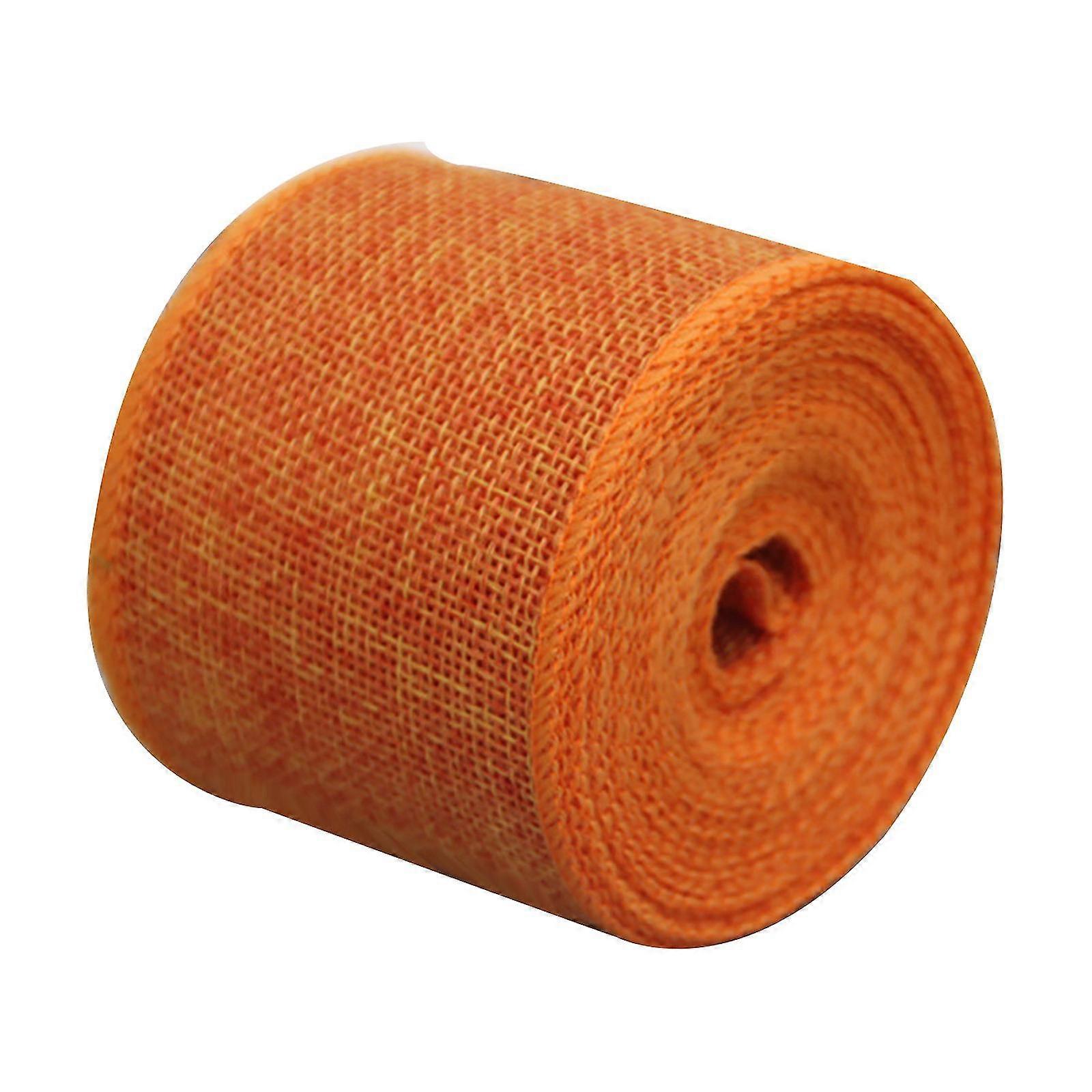 Linen Check Diy Christmas Bow Gift Wrapping Ribbon