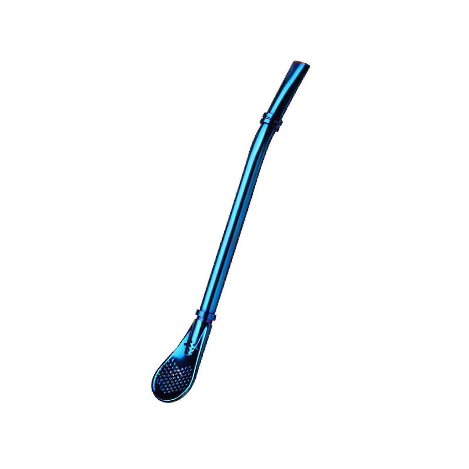 Stainless Steel Double Ring Suction Spoon Double-side Filter Hole Multi-purpose