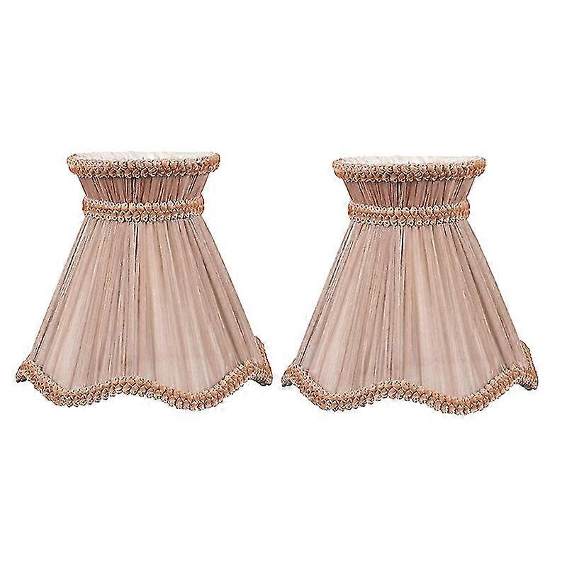 Candle Chandelier Lampshade Set Of 2 On Drop Light Lampshade Wall Lamp Fabric Light Shade