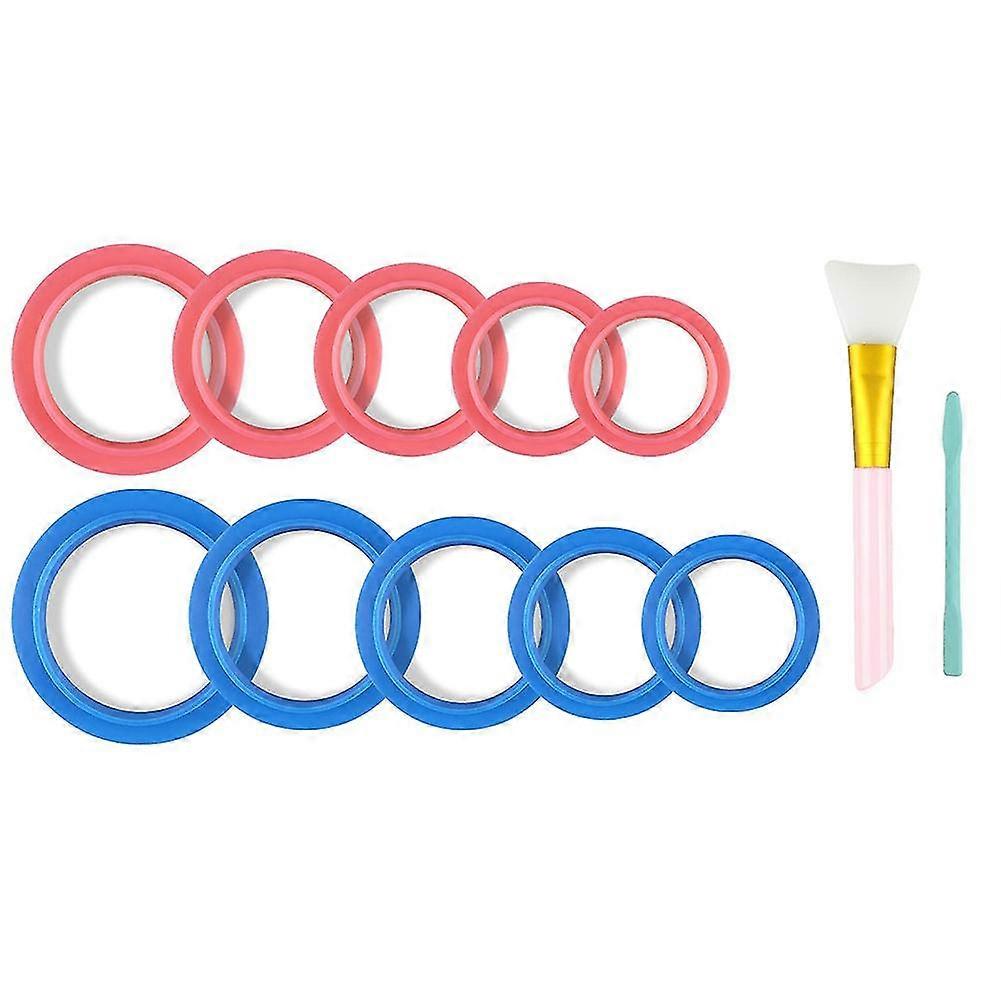10pcs Tumbler Shields For Spray Paint Spray In Your Cup Silicone Insert No Mess Epoxy Resin Cup Pro