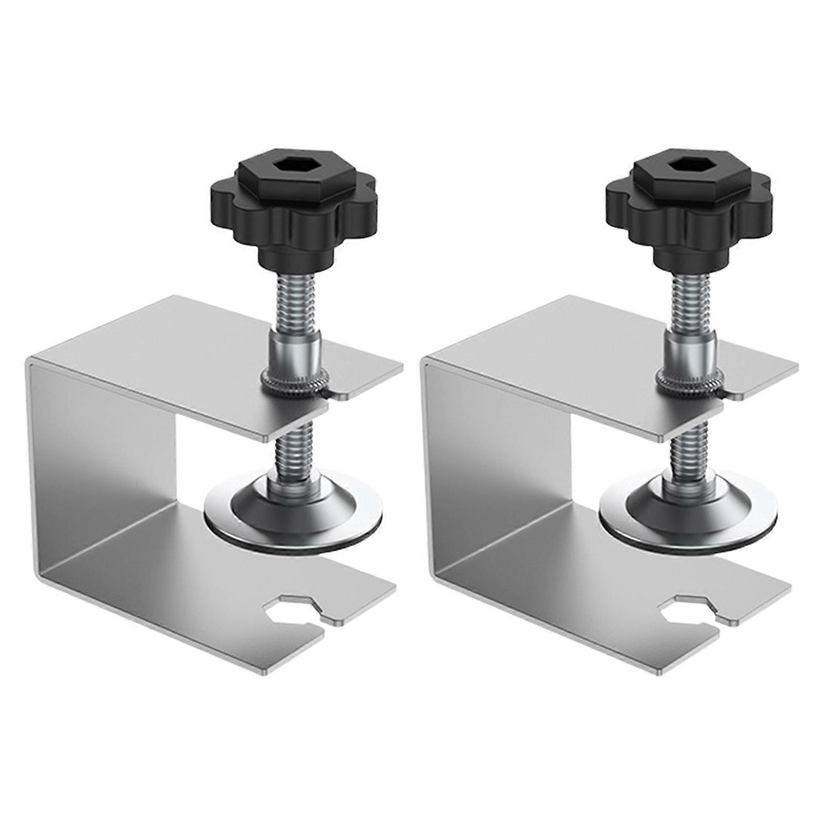 2Pcs Drawer Fixing Clips Rustproof Strong Load-bearing Anti-slip Design Drawer Front Installation Clamps Woodworking Tools KAESI