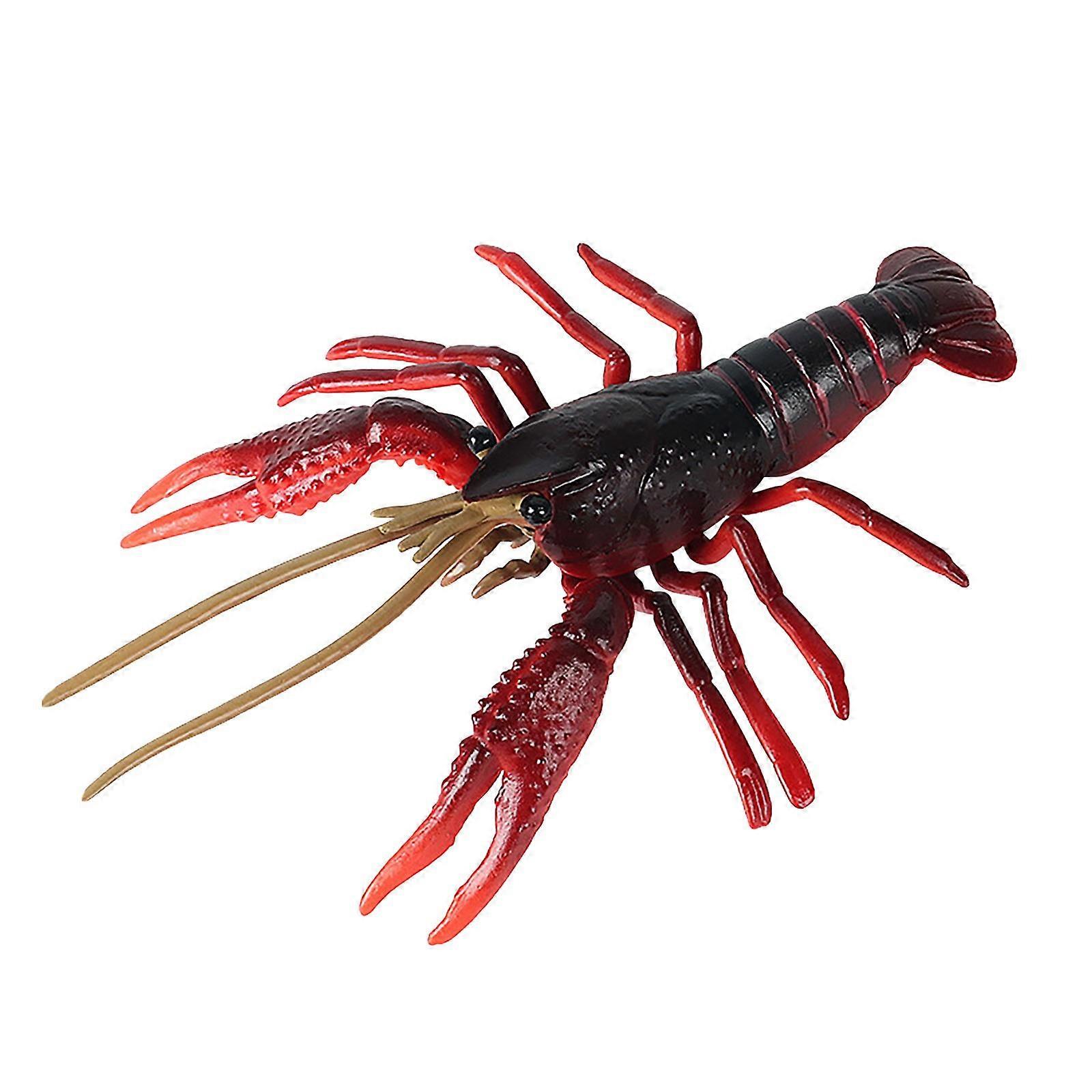 Colorful Simulation Poultry And Small Animals Crayfish Suit Model Ornaments
