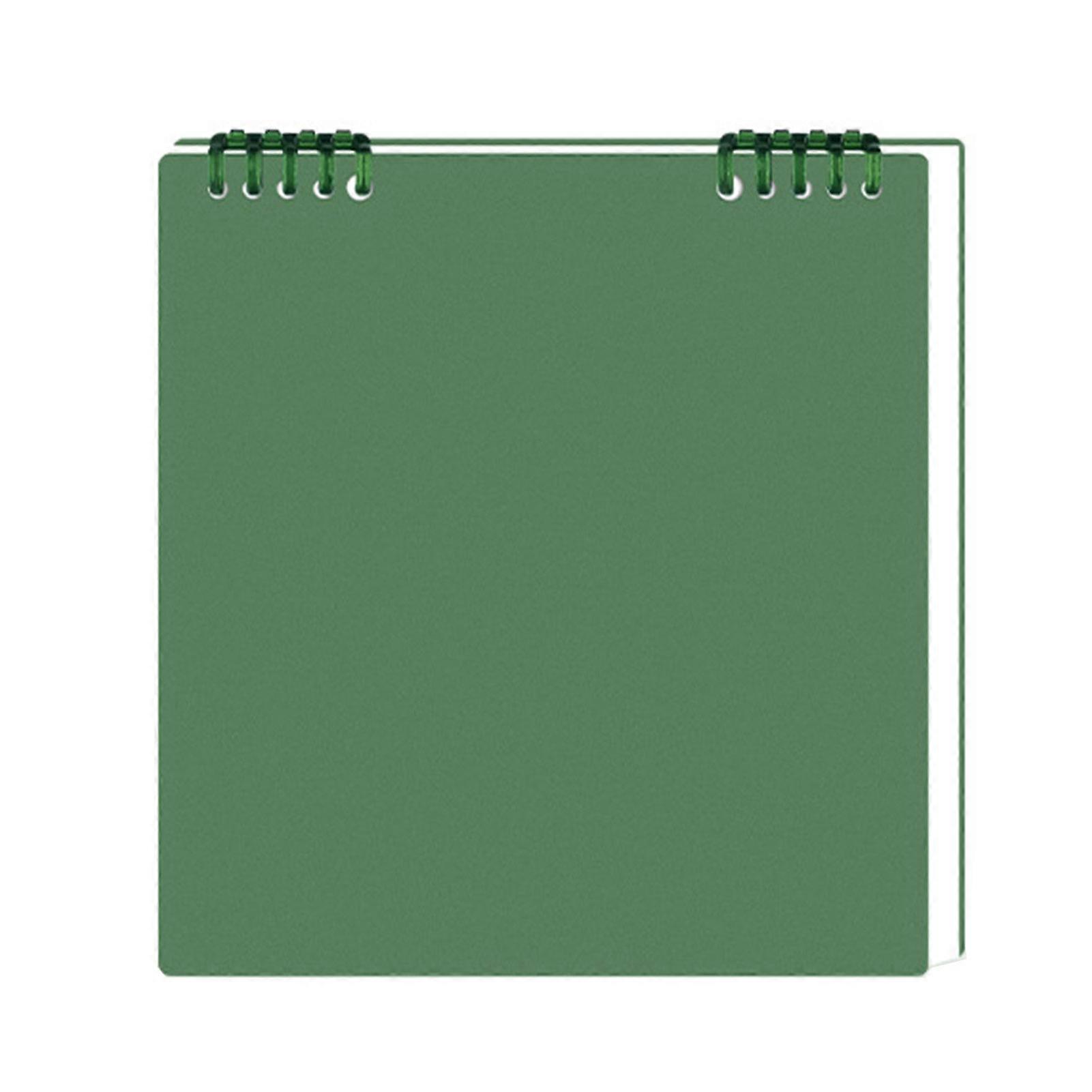 Square Loose Leaf Notebook Detachable Work Journal Spiral Thread Coil Design School Notebook Easy Writing Notepad