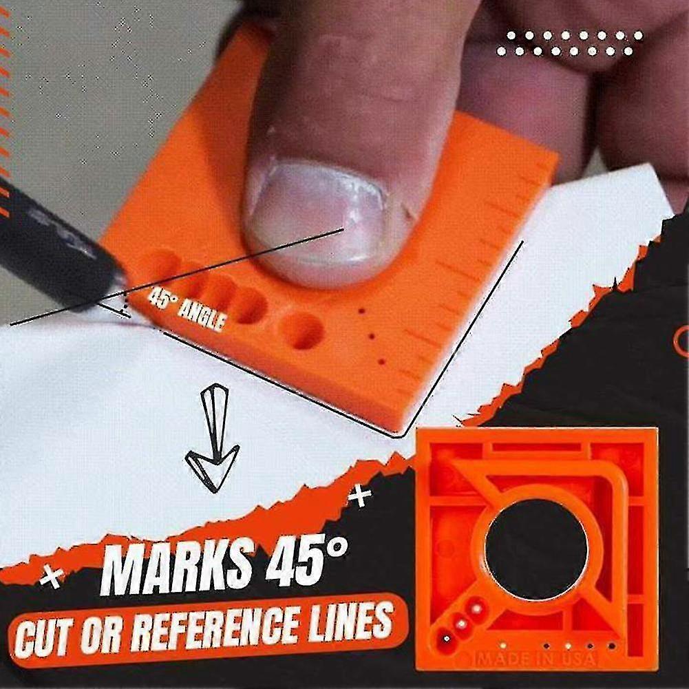 Measuring Marker Tool Woodworking Hand Tools Measuring Instruments Joiner Square Angle Ruler 1/4 Inch Dropshipping