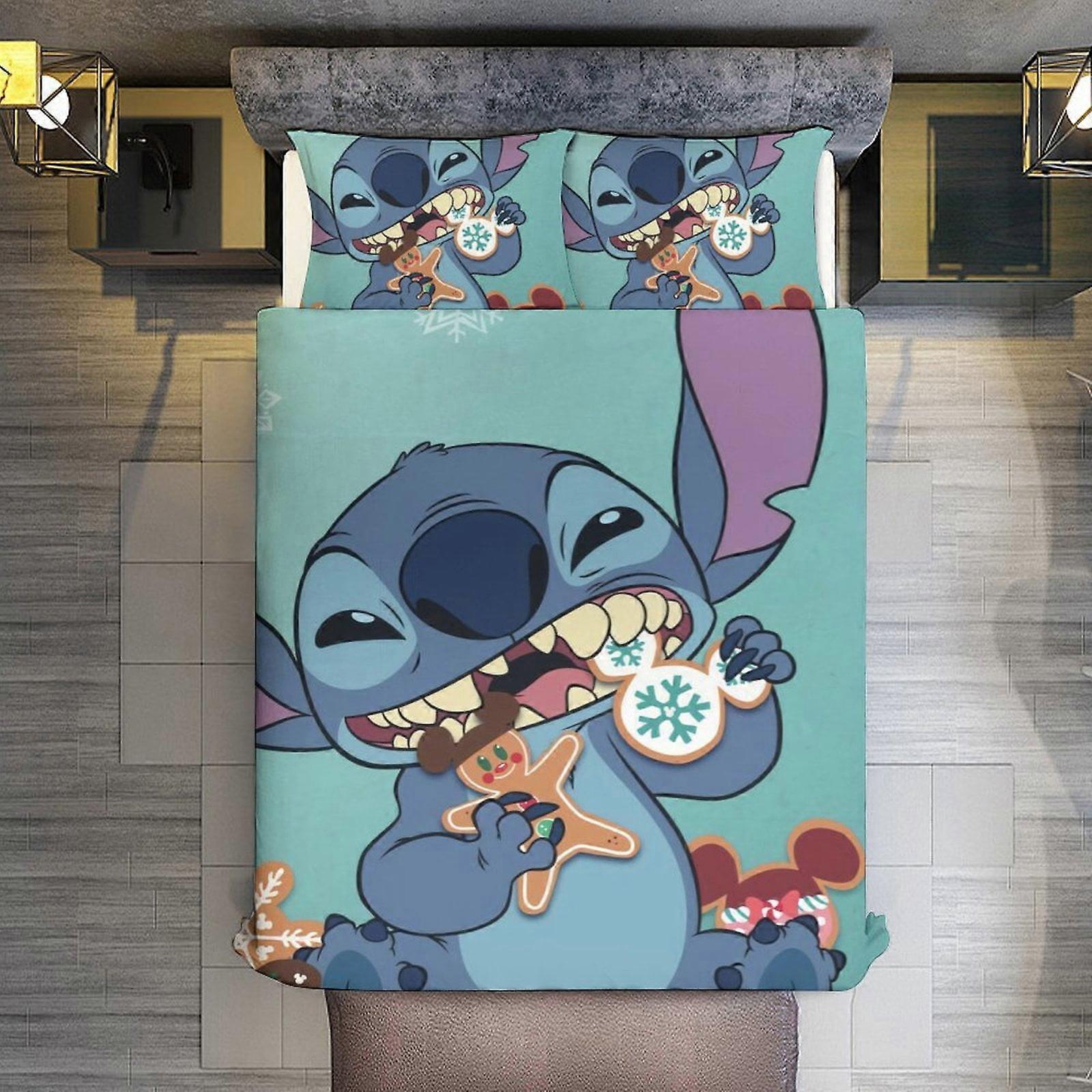 v3379 Lençóis de Cama Costura 3 Peças Conjunto de Capa de Edredom Tamanho Completo Super Macio Resistente ao Desbotamento Microfibra 1 Capa com Zíper e 2 Fronhas, Fácil Ca