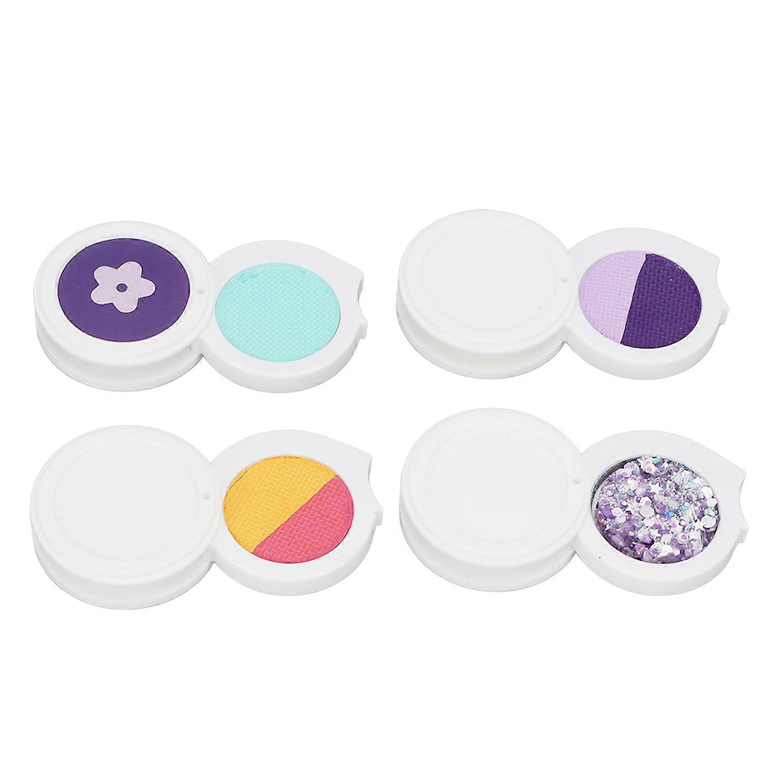 Face Body Paint Palette Colorful Water Based Glitter Face Makeup Pigment for Cosplay Parties 0.37oz Blueberry