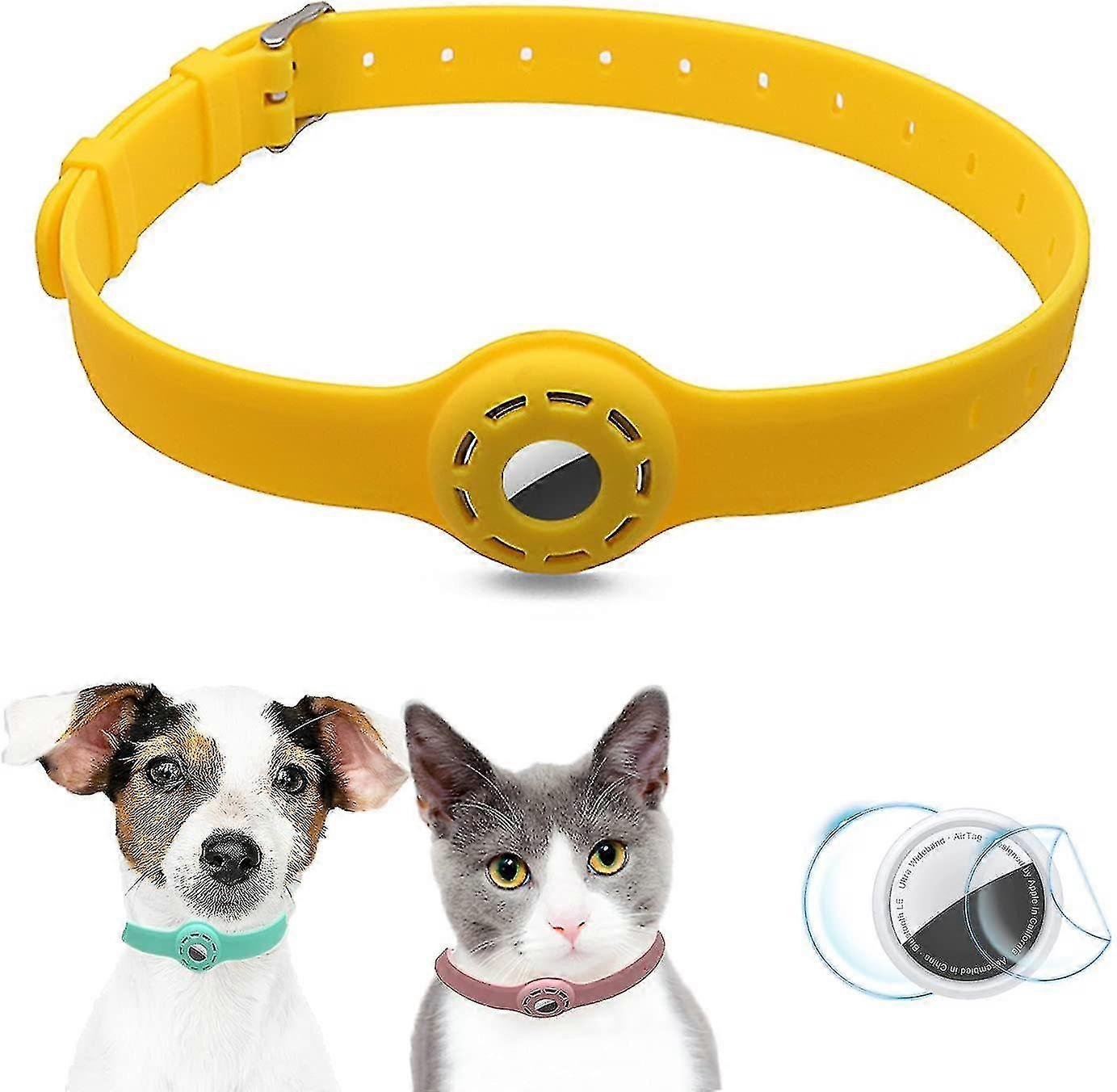 Cat Collar, Adjustable With 1 Hd Protector 9-19.5" Soft Silicone Dog Collar