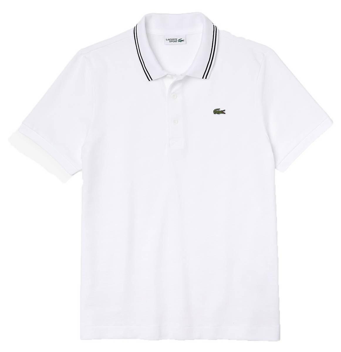 Lacoste Tipped Polo Shirt - White