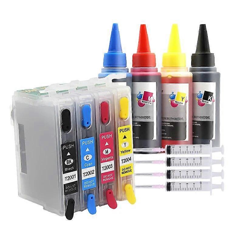 T2001 T2002 T2003 T2004 Refill ink cartridges compatible for Epson WorkForce WF- 2510 WF 2520 WF-2530 WF-2540 printers