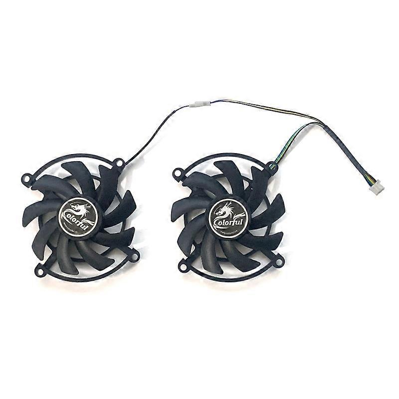 2pcs brand  85mm GPU cooler for colorful Geforce GTX1070 1060 GTX1070 GTX1060 graphics card replacement cooler