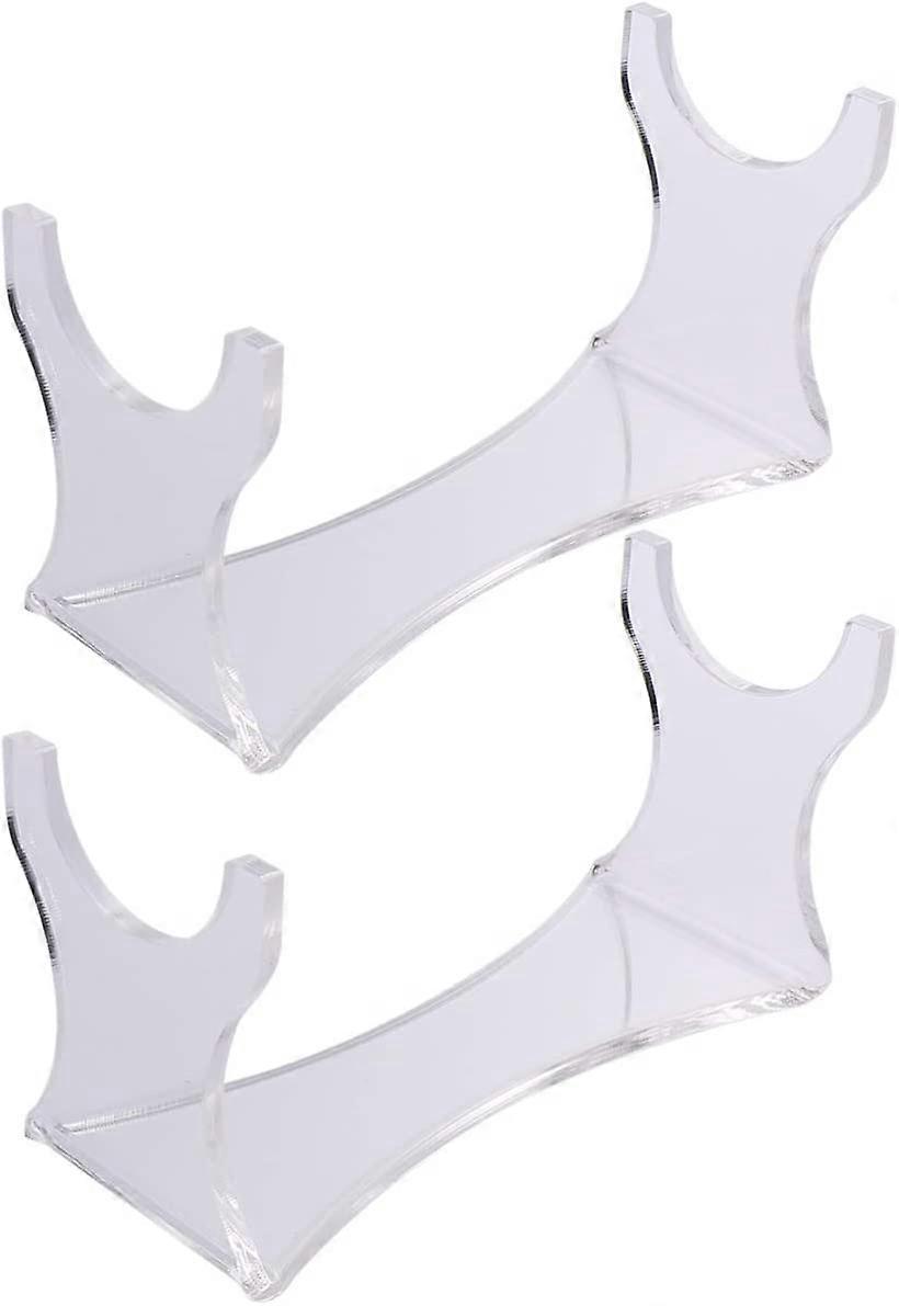 Sword Stand Horizontal Acrylic Display Stand Samurai Sword Katana Sword Stand Samurai Sword Stand Display Stand (Clear) (2pcs)