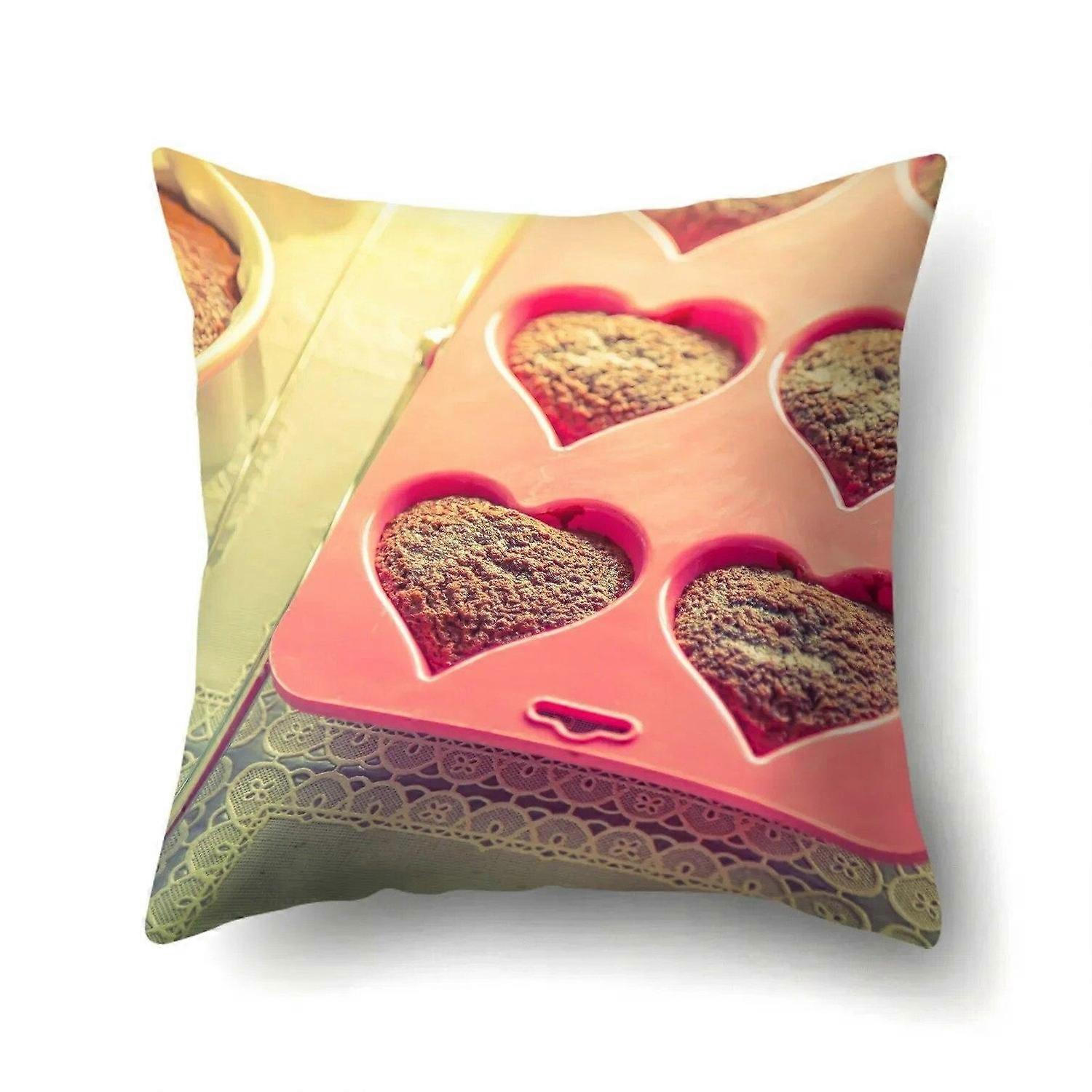 Peach Crisp Pillowcase Office  Lumbar  Sofa Design 1994