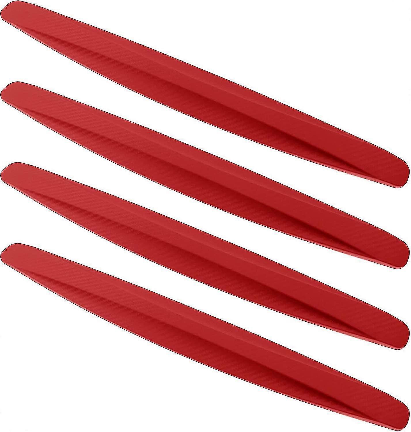 衝突防止車のフロントとリアのコーナーバンパーガードリップ車用アンチスクラッチストリップステッカーSUVピックアップトラック4パックユニバーサルカーバンパープロテクターR