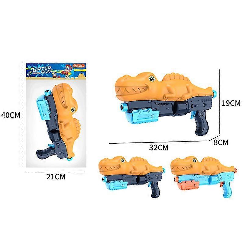 Cartoon Dinosaur Water Gun Summer Beach Water Pull-up Range Shark Crocodile Dinosaur Outdoor Toys