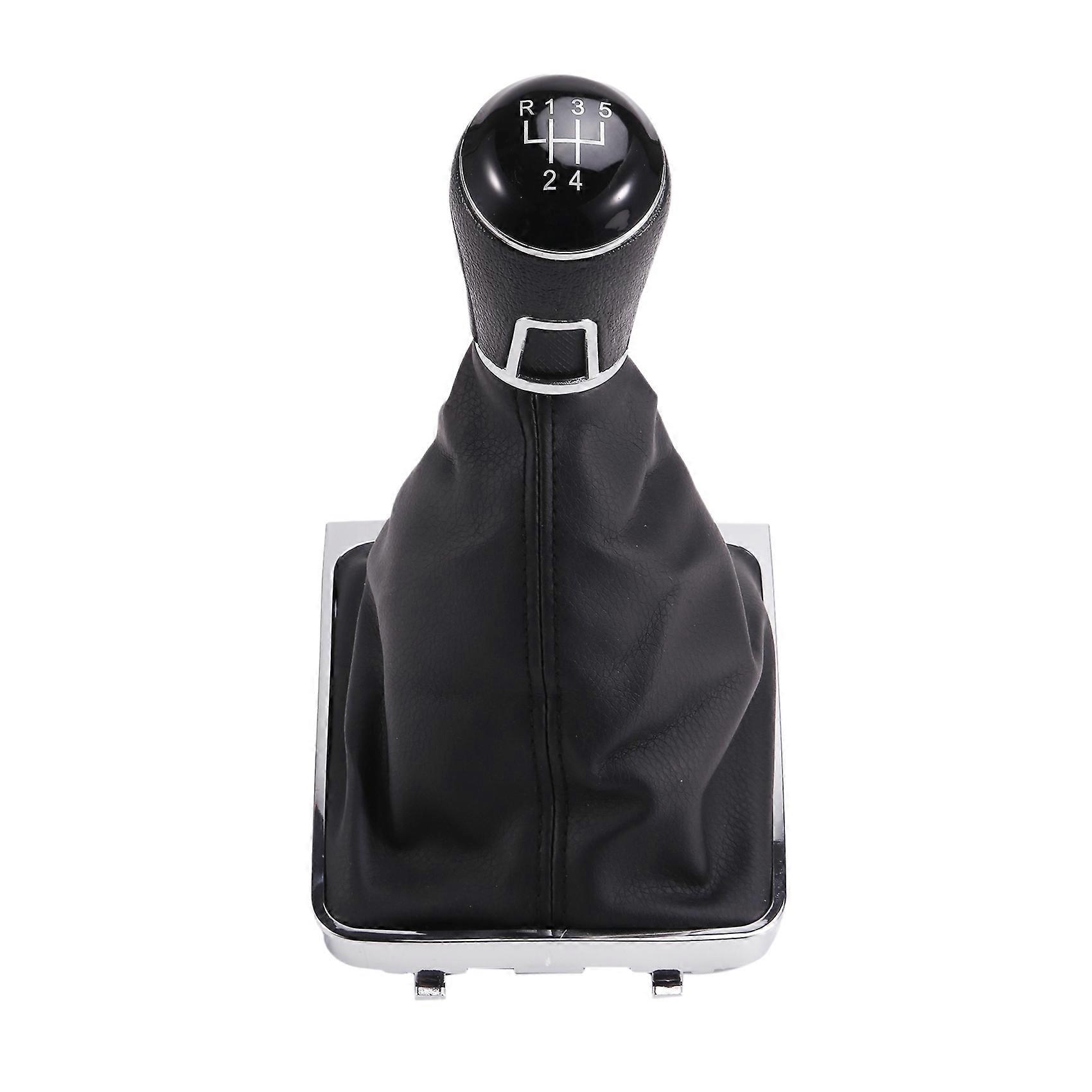 New Manual Shift Knob Lever Shift Lever Dust Cover for B6 2005-2012 5 Speed