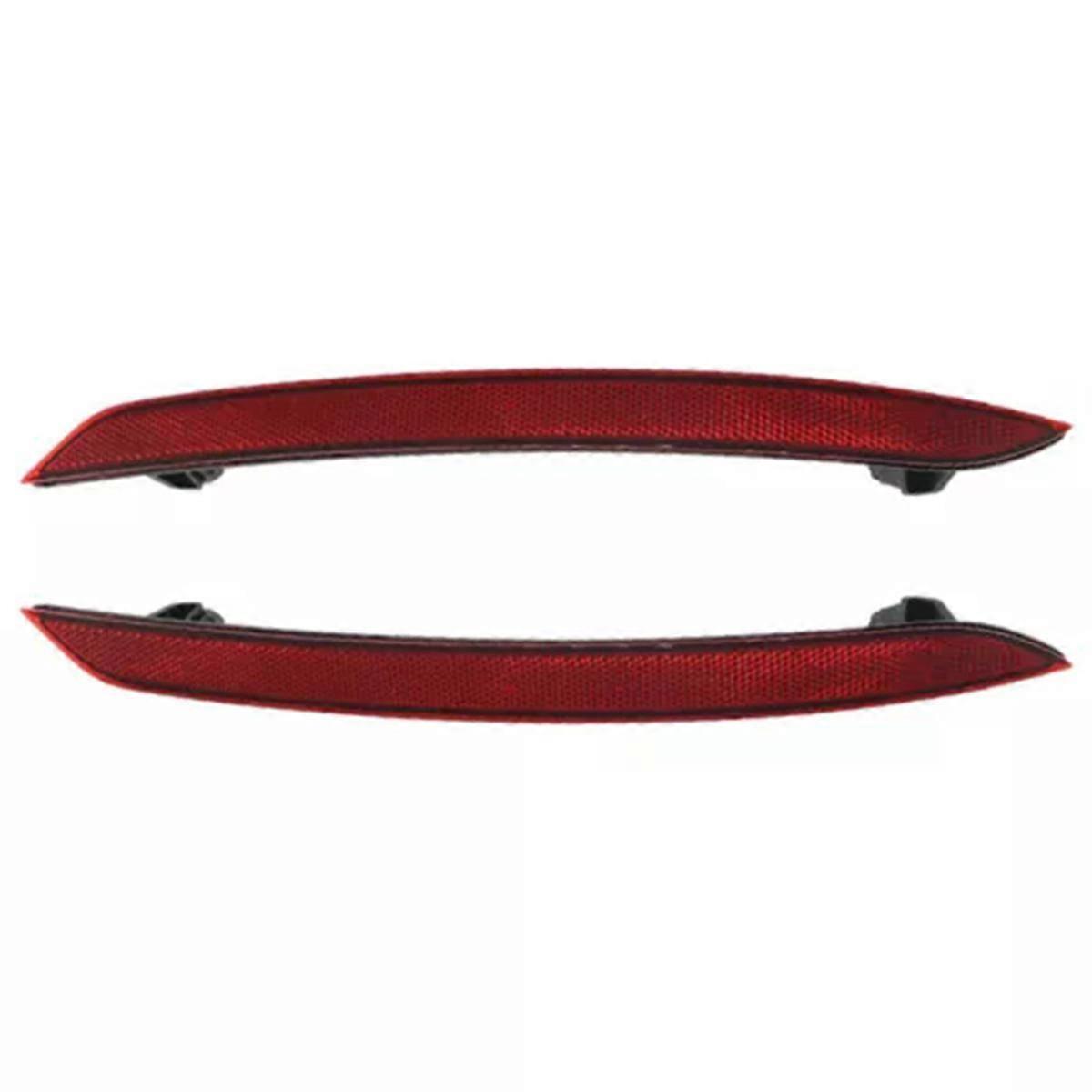 Left & Right Rear Bumper Marker Reflector Lens Red Fit for XC90 2016-2022