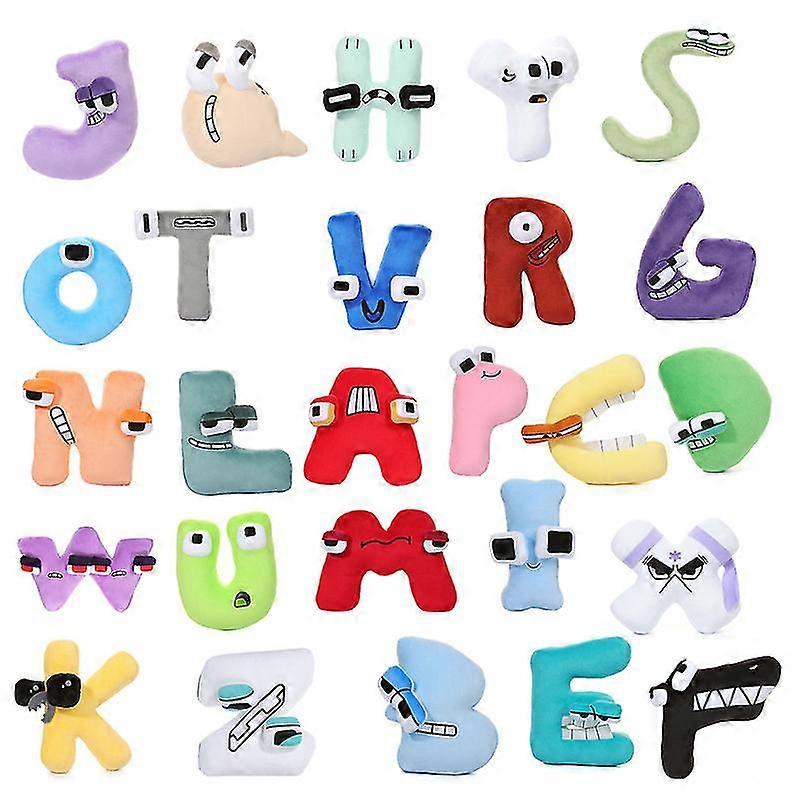 Alphabet Lore Plush Pillow Doll Children'S Enlightenment Educational Doll Plush Toy Stuffed Animals Children'S Gift