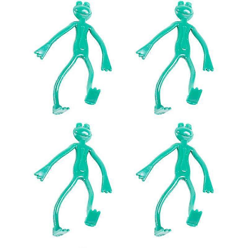 2 Sets 4 Pcs Shape Garden Plant Ties Flexible Plastic Ties Multi-use(green)