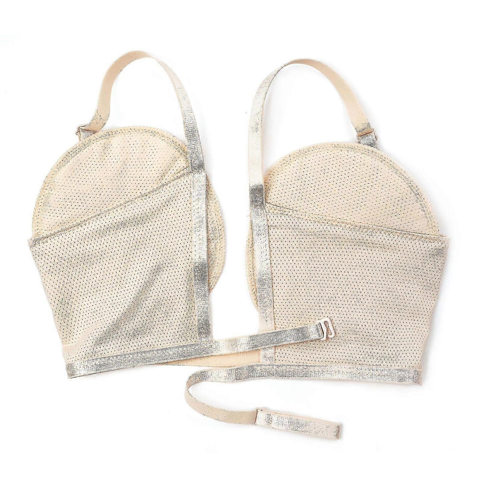 Reusable Armpit Sweat Guard Bra, Cotton Underarm Sweat Absorbent Pads-yvan