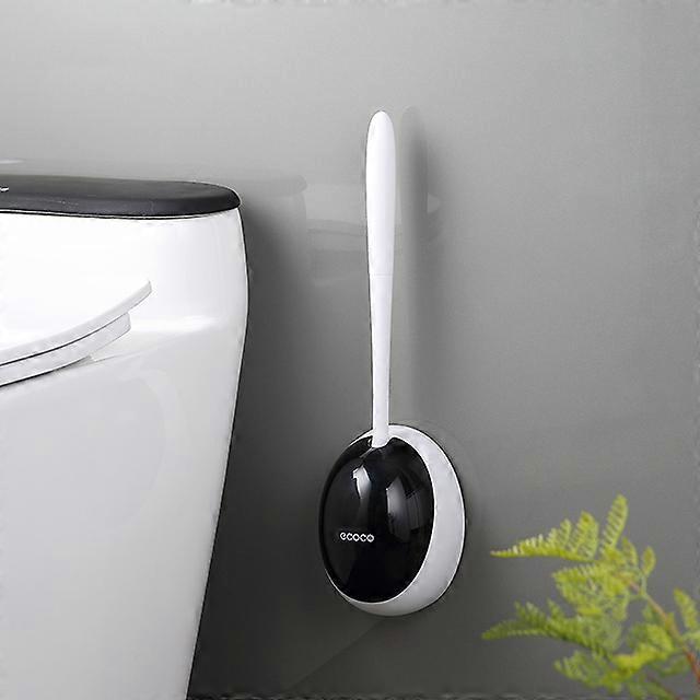ECOCOシリコンブラシヘッドトイレブラシバスルームトイレ用クイックドレンクリーニングツール壁掛け家庭用トイレブラシ用品