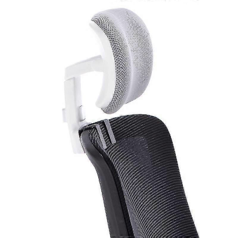 Office Chair Headrest Attachment Universal Head Support Cushion Upholstered Adjustable Height Angle p20241126654
