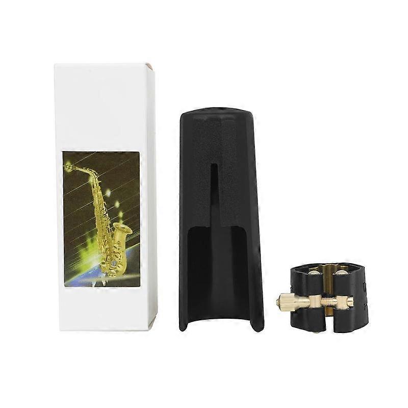 Treble Alto Tenor Saxophone Mouthpiece Cap With Ligature Kit Cap Clip Fastener Clamp Professional Parts