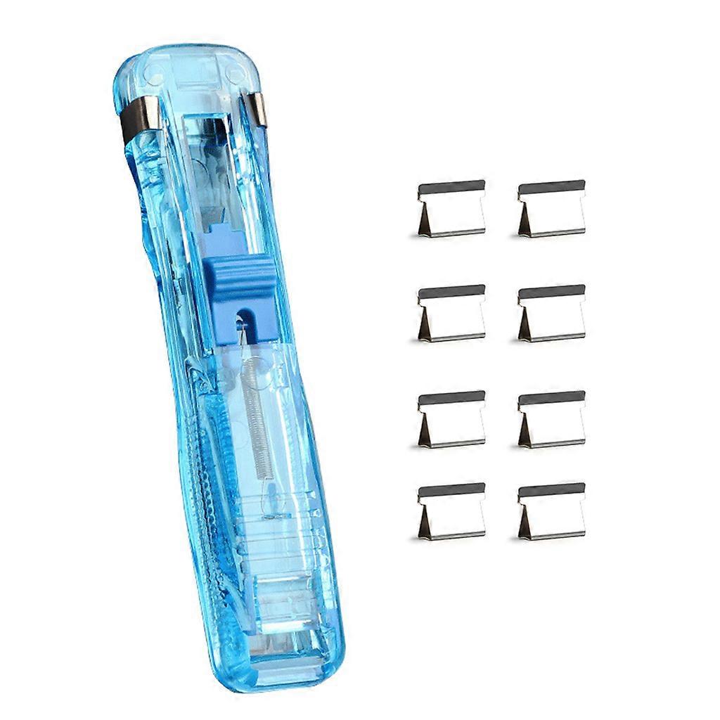 8 Pcs File Document Clamp Set with Clamp Dispenser Multi-purpose Binding Tools