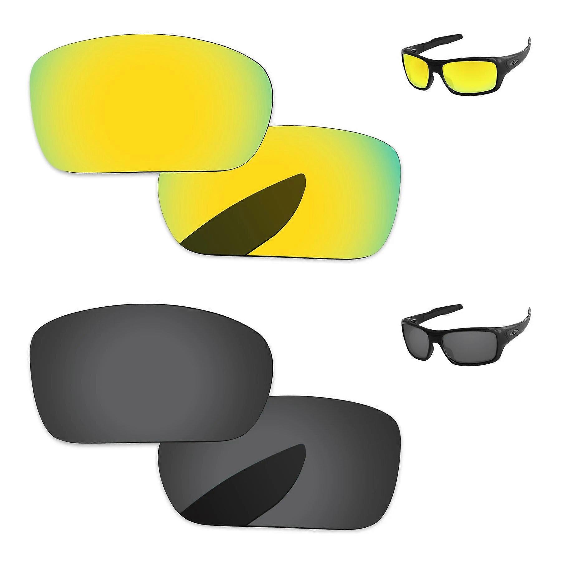 Bsymbo POLARIZED Replacement Lenses for-Oakley Turbine OO9263 Sunglasses 100% UVA & UVB Protection - Multiple OptionsSunglasses > Adult (unisex)