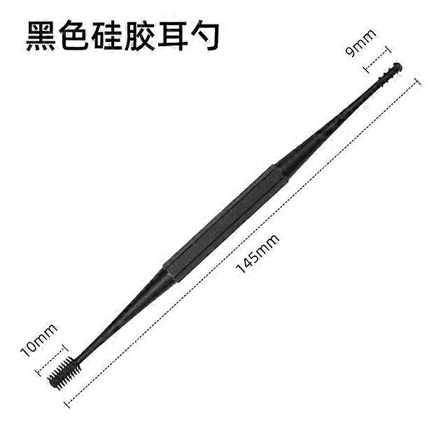 Double-Sided Earpick Soft Silicone Spiral Rotating Ear Wax Cleaner Ears Remover Clean Tool Spiral Design