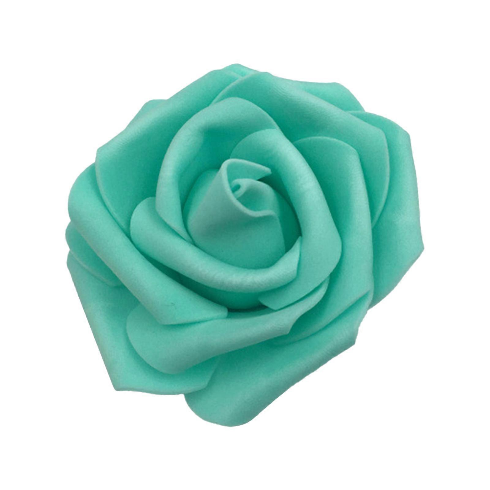10Pcs Artificial Rose Flower Heads, DIY Crafts Stemless Flowers for Weddings, Bouquets