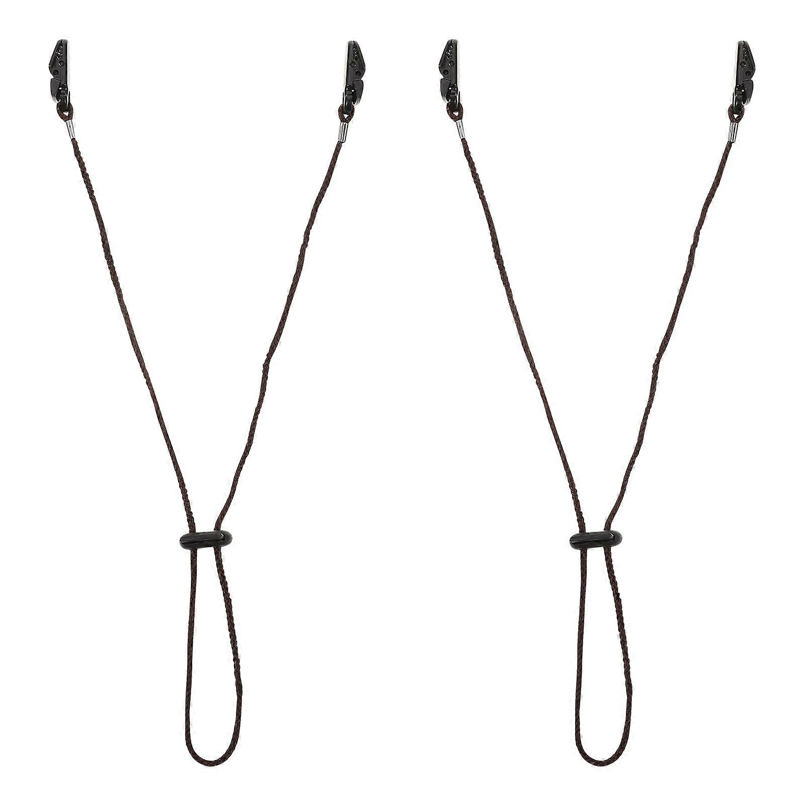 2Pcs Anti-lost Hat Strap Multi-function Caps Clips Adjustable Caps Strap Outdoor Accessory