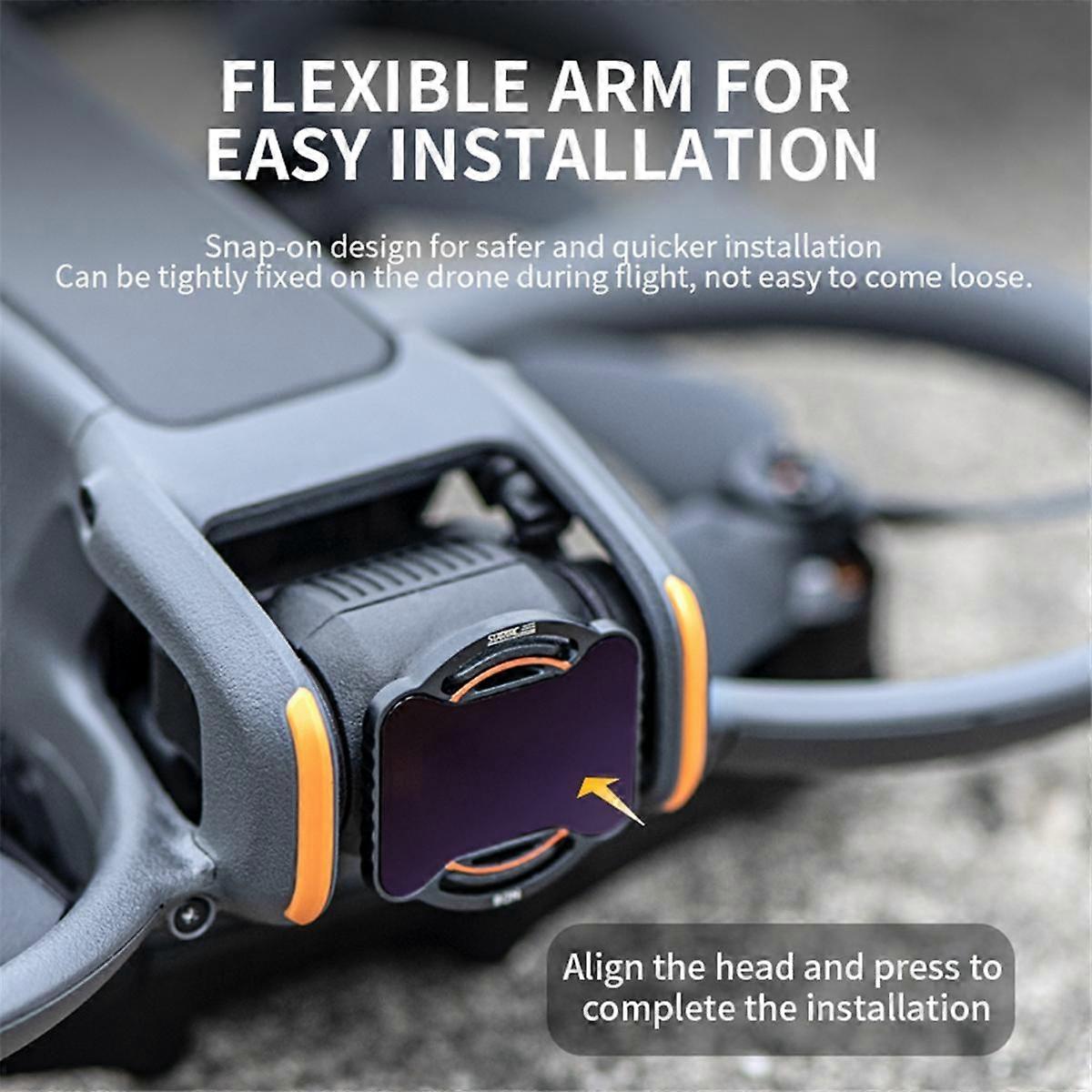 Drone Camera Filter for Avata2 Filter Crossover Kit Heads Camera Lens Drone Accessories,B