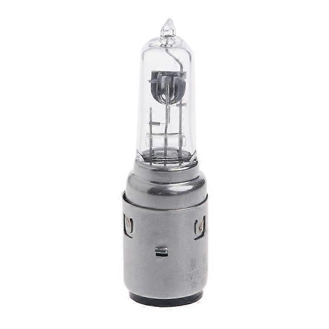 Motorcycle DC 12V 35W BA20D Headlight Halogen Bulb Xenon White/Blue Light
