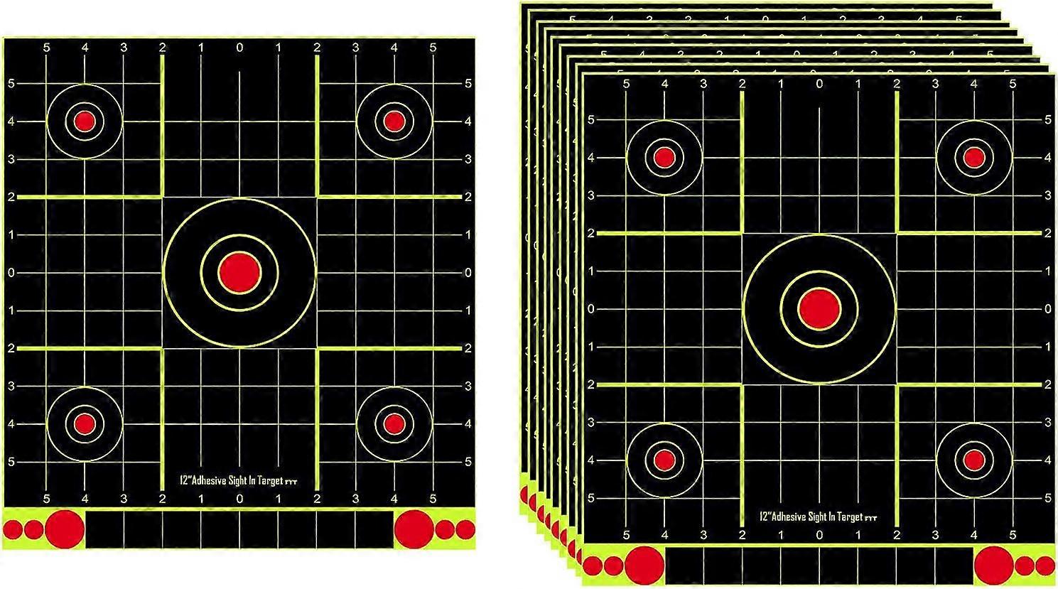 Schießen Zieljagd Trainingshilfen Spritzer Papier Zielscheiben Selbstklebende Aufkleberbögen12 Zoll10 Pack