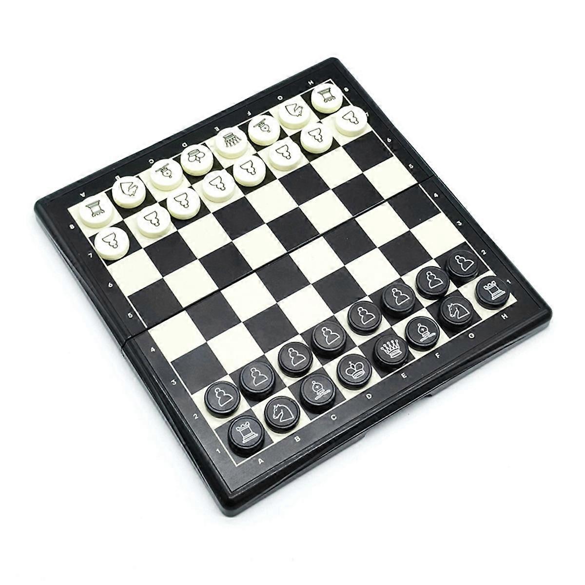 Magnetic Folding Chess Students Extra Small Mini Magnetic Portable Pocket Chess Environmental Prote