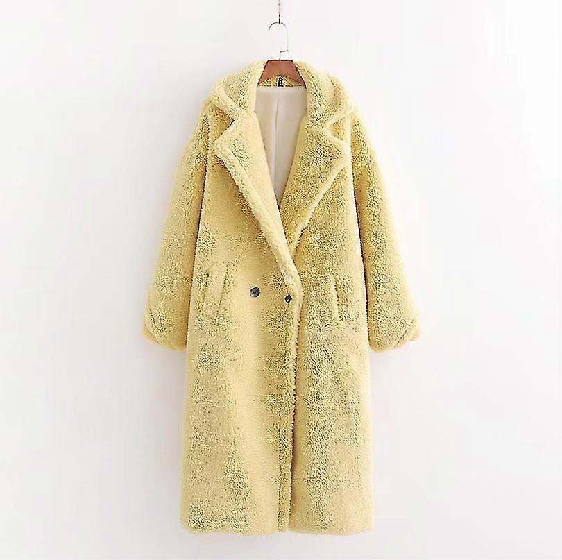 Teddy Long Sleeve Long Coat