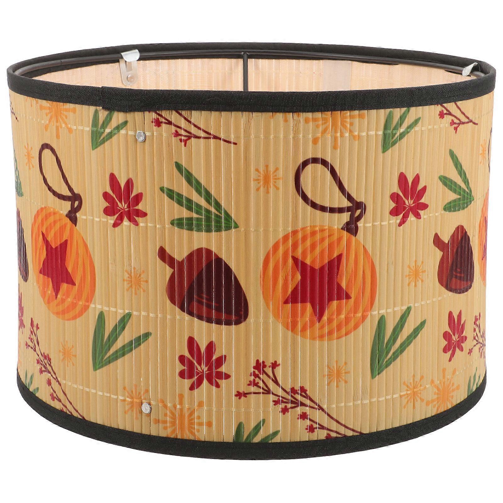 Decorative Lamp Shade Bamboo Lampshade Christmas Lamp Shade Xmas Lamp Shade