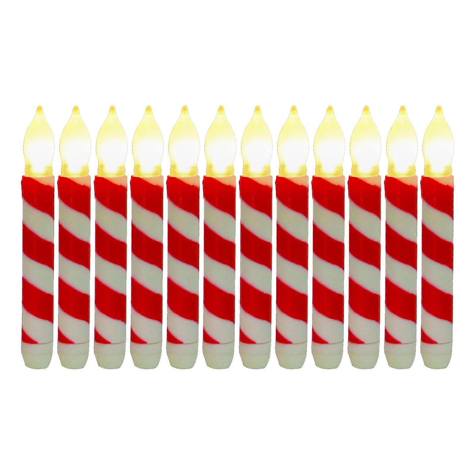 Fake Candle with Warm White Flickering Light Christmas Party LED Candle Lamp
