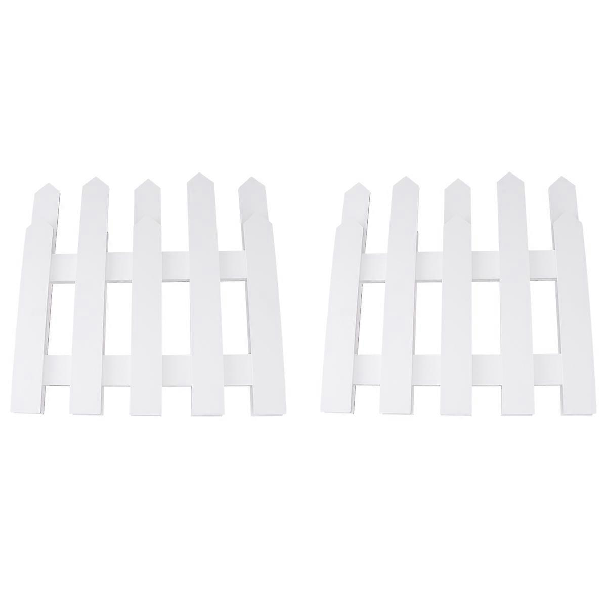 1 Set of 1.2 Meter Uneven Edging Patio Solid Log Fence Xmas Tree Wooden Fence