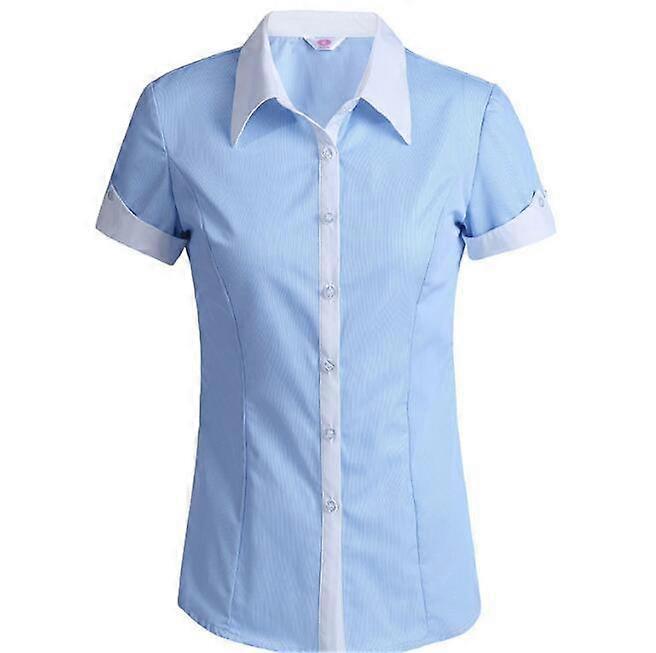 Damenhemd Acetat Stretch Arbeitshemd