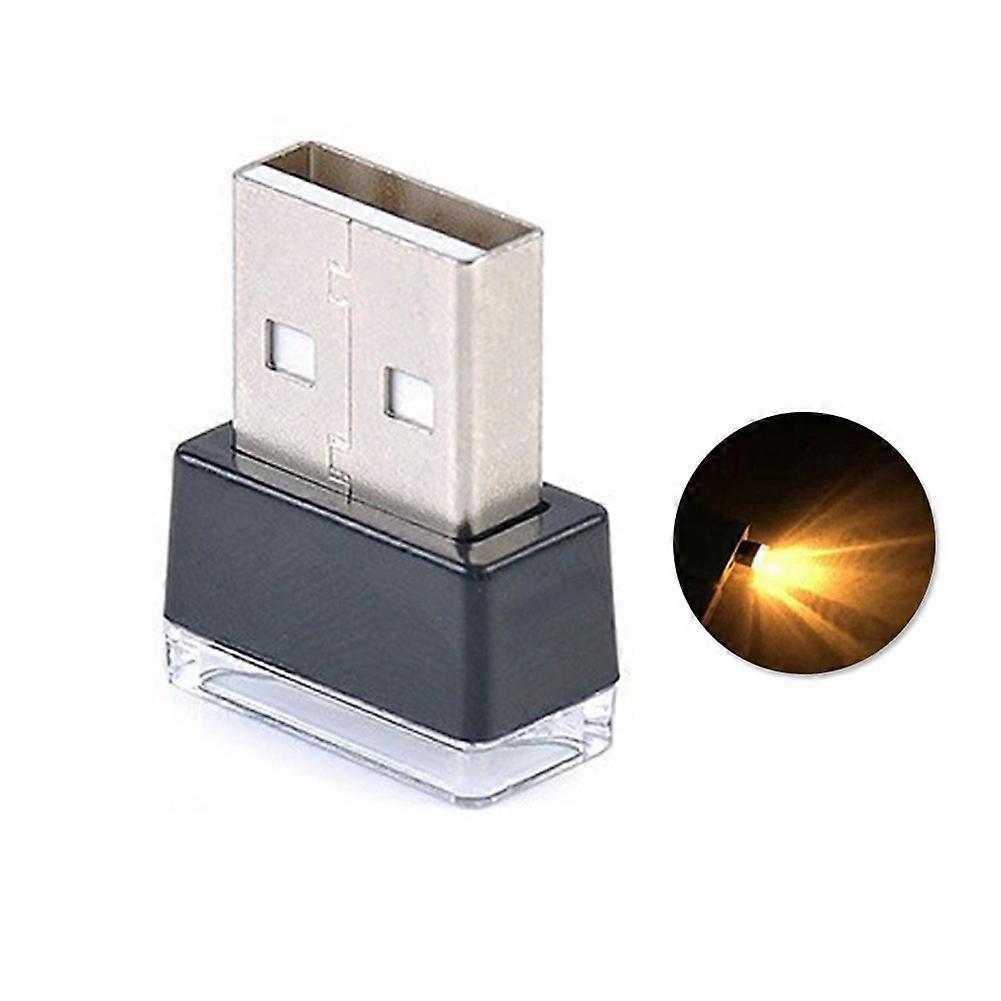 Portable USB LED Car Interior Ambient Atmosphere Night Light Decorative Lamp