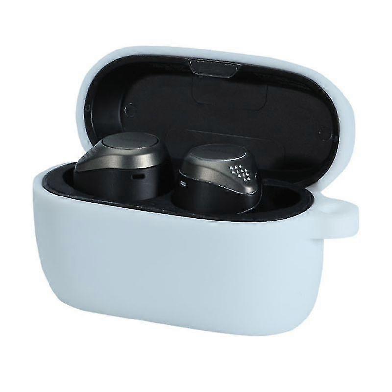 Soft Silicone Earphone Case Shockproof Protective Cover Shell For Jabra Elite Active 75t Bluetooth-compatible Headset