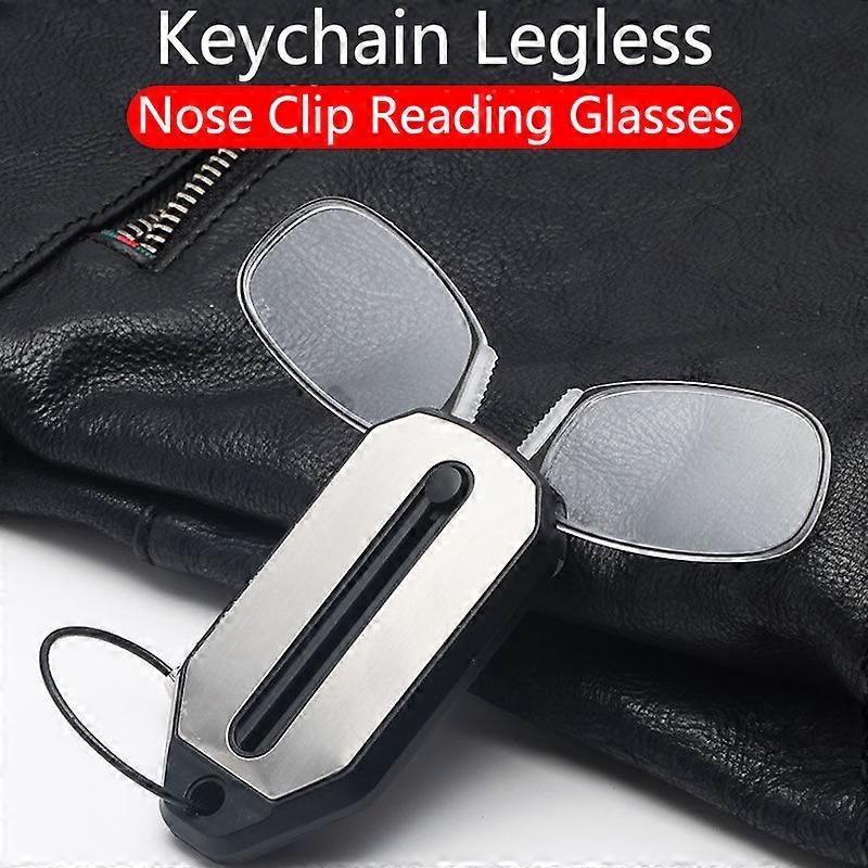 Folding Legless Nose Clip Reading Briller