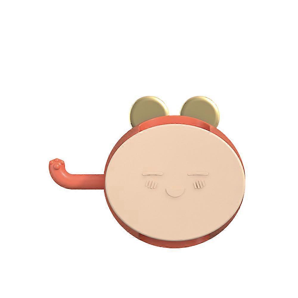 Plastic Mop Frame, Household Wall Hanging Hook Rack3 PiecesOrange