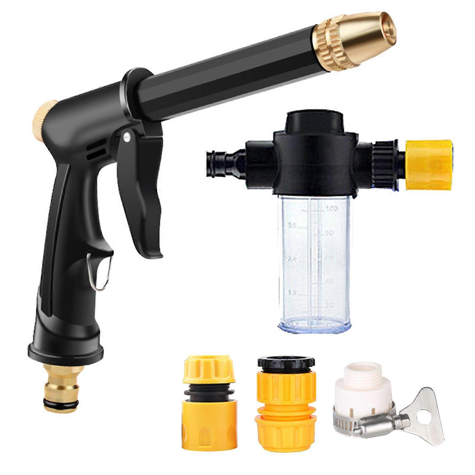 Multi-function High Pressure Hose Nozzle Car Washing Nozzle Ergonomic Handle Design High Pressure Water Spray Washer Jikaix