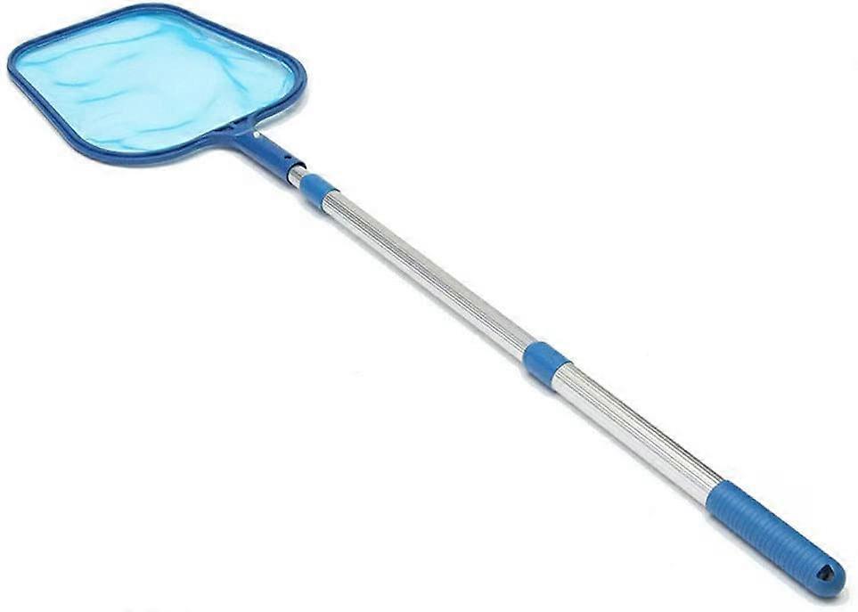 Pool Skimmer Net with 17-41 Inch Telescopic Pole Leaf Skimmer Mesh Rake Net for Spa Pond Swimming Po