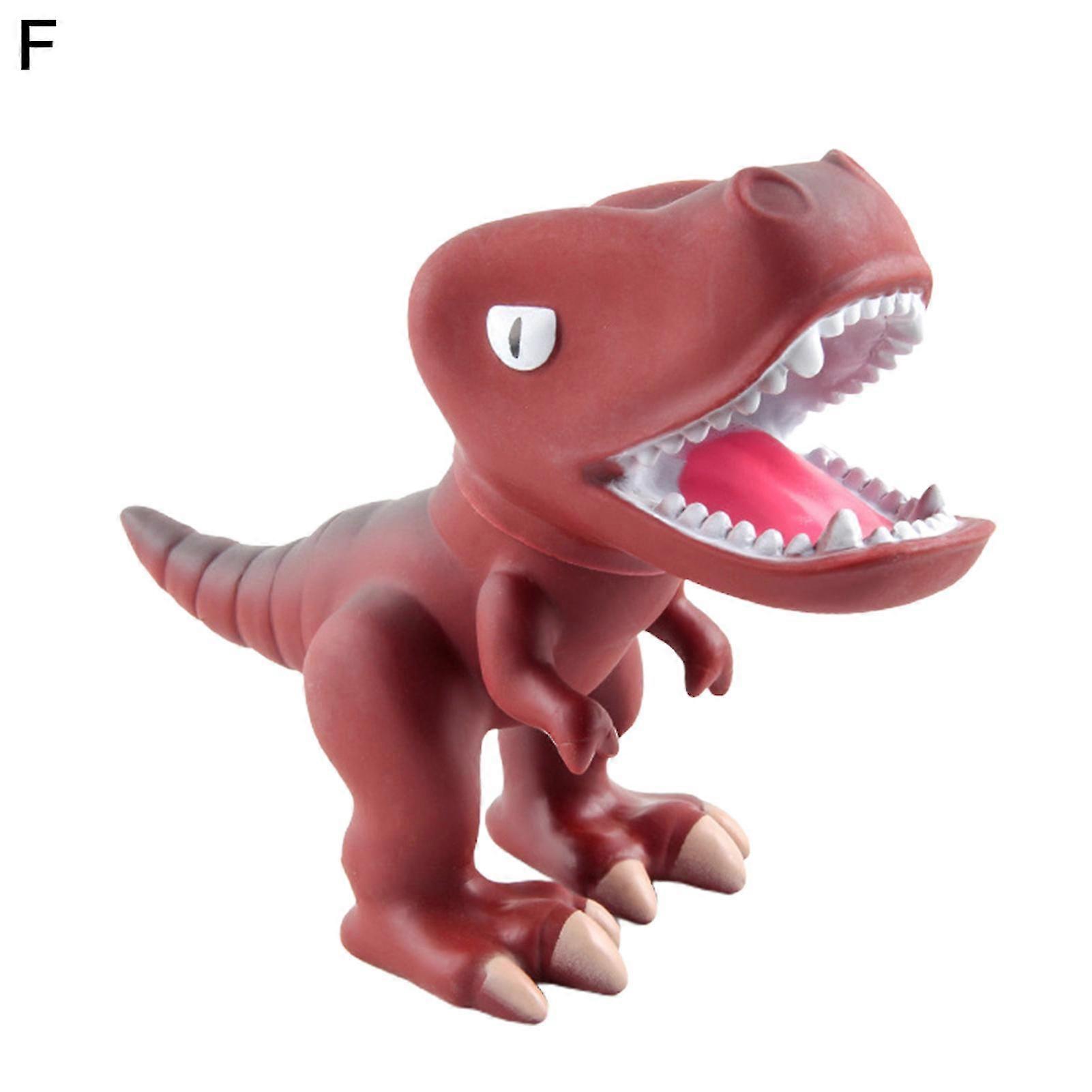 Dinosaur Toy Head Movable 360 Degrees Easy To Grasp Perfect Gift Clear Texture Dinosaur Model Toy For Playing