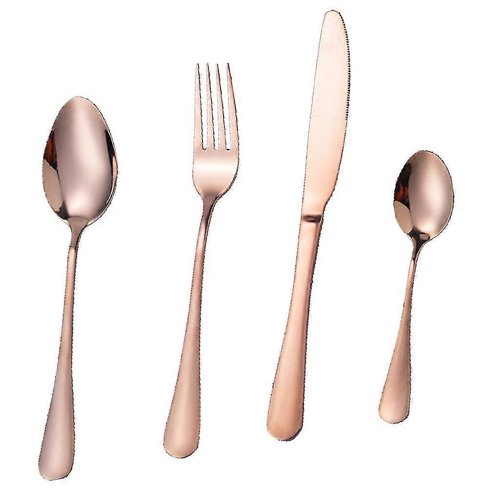Kids Silverware Set,reusable Child Cutlery Flatware Includes Fork Knife Table Spoons For Eating