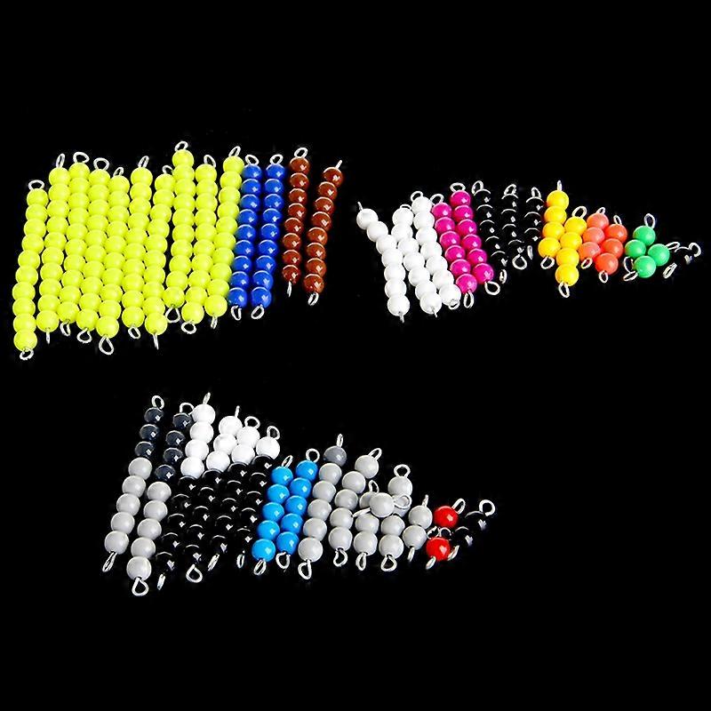 モネッソーリMah Maerialsビーズゲーム 幼児学習 ファミリーバージョン