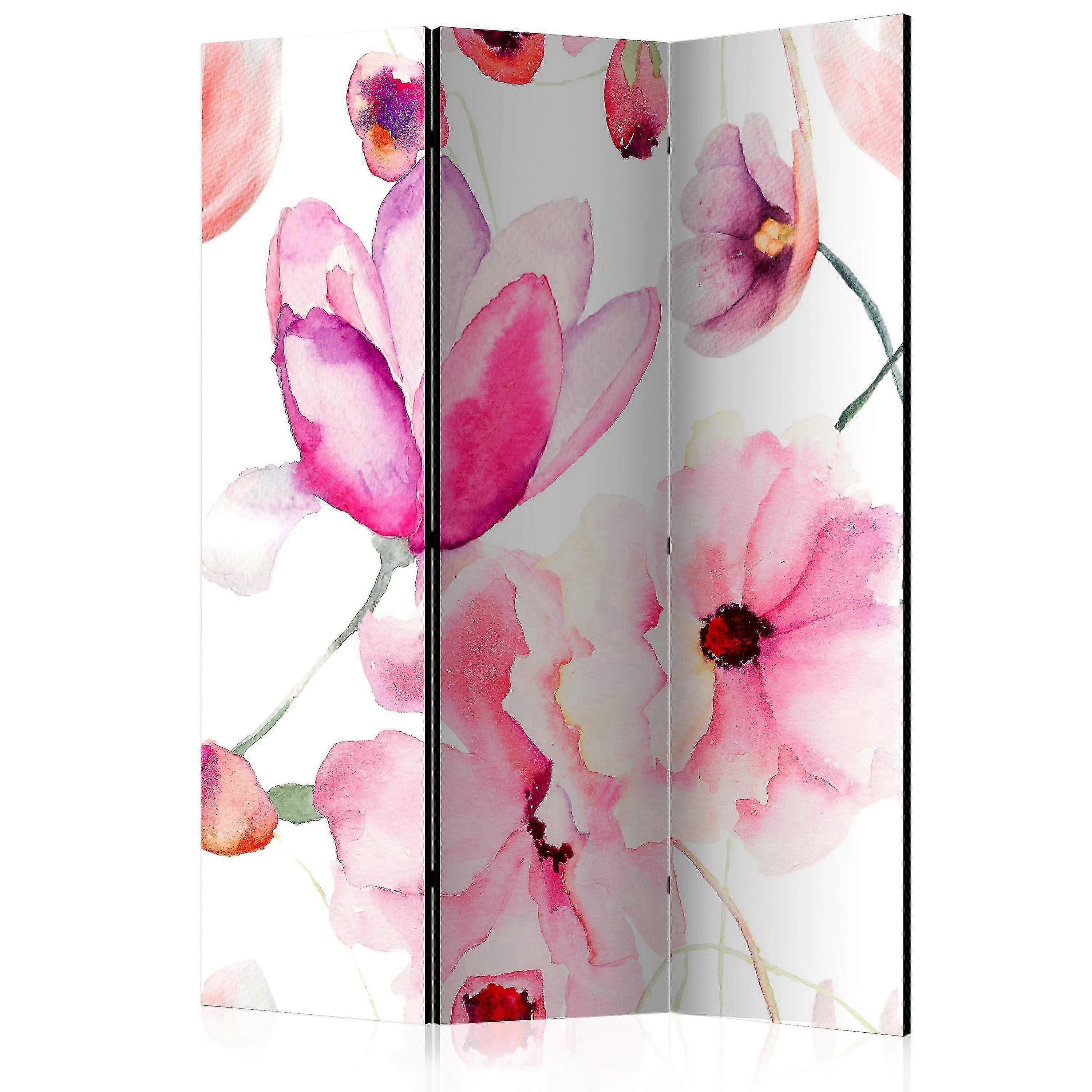 Room Divider - Pink Flowers